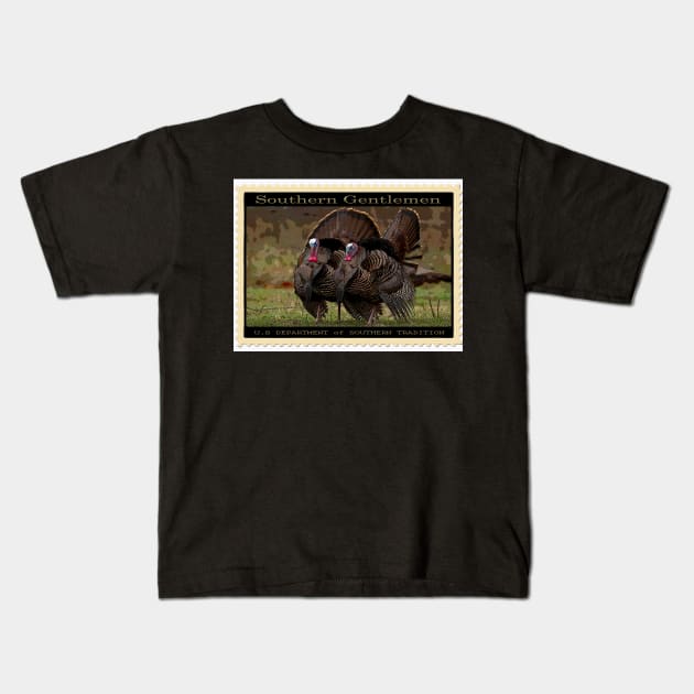 Southern Gentlemen Kids T-Shirt by Padgination's Creations